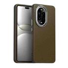 For Huawei nova 13 Pro Carbon Fiber Series IMD Phone Case(Brown) - 1