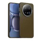 For Huawei Mate 70 Carbon Fiber Series IMD Phone Case(Brown) - 1