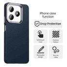 For Realme C61 Carbon Fiber Series IMD Phone Case(Blue) - 2