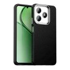 For Realme Narzo N63 Carbon Fiber Series IMD Phone Case(Black) - 1