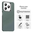 For Realme Note 60 Carbon Fiber Series IMD Phone Case(Grey) - 2