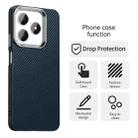 For Realme Note 60 Carbon Fiber Series IMD Phone Case(Blue) - 2