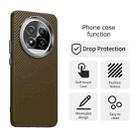 For Realme 13 Pro+ 5G Carbon Fiber Series IMD Phone Case(Brown) - 2