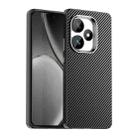 For Realme GT 6T Carbon Fiber Series IMD Phone Case(Black) - 1