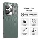 For Realme GT Neo6 SE Carbon Fiber Series IMD Phone Case(Grey) - 2