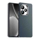 For Realme GT Neo6 SE Carbon Fiber Series IMD Phone Case(Blue) - 1