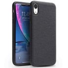 For iPhone XR QIALINO 2 in 1 Cross Texture Top-grain Leather  + PC + TPU Horizontal Flip Leather Case with Holder & Card Slots(Black) - 3