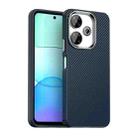 For Redmi 13 4G Carbon Fiber Series IMD Phone Case(Blue) - 1