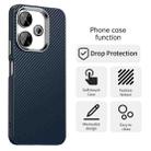 For Redmi 13 4G Carbon Fiber Series IMD Phone Case(Blue) - 2