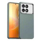 For Redmi K70E Carbon Fiber Series IMD Phone Case(Grey) - 1