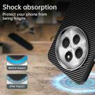 For Redmi 14R Carbon Fiber Series IMD Phone Case(Black) - 3