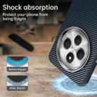 For Redmi 14R Carbon Fiber Series IMD Phone Case(Blue) - 3