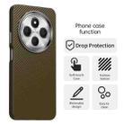 For Redmi 14R Carbon Fiber Series IMD Phone Case(Brown) - 2