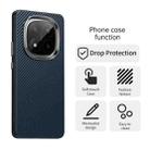 For Redmi Note 14 Pro+ 5G Carbon Fiber Series IMD Phone Case(Blue) - 2