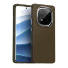 For Redmi Note 14 Pro+ 5G Carbon Fiber Series IMD Phone Case(Brown) - 1