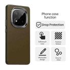 For Redmi Note 14 Pro+ 5G Carbon Fiber Series IMD Phone Case(Brown) - 2