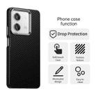 For Redmi Note 13 5G Carbon Fiber Series IMD Phone Case(Black) - 2