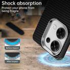 For Redmi Note 13 Pro 4G Carbon Fiber Series IMD Phone Case(Black) - 3
