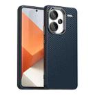 For Redmi Note 13 Pro+ Carbon Fiber Series IMD Phone Case(Blue) - 1