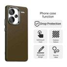 For Redmi Note 13 Pro+ Carbon Fiber Series IMD Phone Case(Brown) - 2
