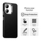 For Redmi 13C 4G Carbon Fiber Series IMD Phone Case(Black) - 2