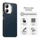 For Redmi 13C 4G Carbon Fiber Series IMD Phone Case(Blue) - 2