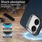 For Redmi 13C 4G Carbon Fiber Series IMD Phone Case(Blue) - 3