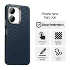 For Redmi 13C 5G Carbon Fiber Series IMD Phone Case(Blue) - 2