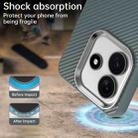 For Redmi Note 14 5G Carbon Fiber Series IMD Phone Case(Grey) - 3