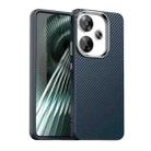 For Xiaomi Poco F6 5G Carbon Fiber Series IMD Phone Case(Blue) - 1