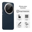For Xiaomi 14 Ultra Carbon Fiber Series IMD Phone Case(Blue) - 2