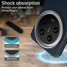 For Xiaomi 14 Ultra Carbon Fiber Series IMD Phone Case(Blue) - 3