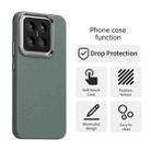 For Xiaomi 14 Carbon Fiber Series IMD Phone Case(Grey) - 2