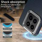 For Xiaomi 14 Carbon Fiber Series IMD Phone Case(Blue) - 3