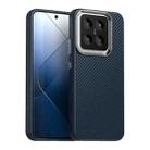 For Xiaomi 14 Pro Carbon Fiber Series IMD Phone Case(Blue) - 1