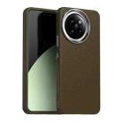 For Xiaomi 14 Civi Carbon Fiber Series IMD Phone Case(Brown) - 1