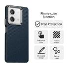 For Xiaomi Poco X6 Neo 5G Carbon Fiber Series IMD Phone Case(Blue) - 2