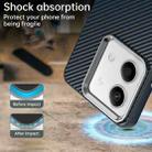 For Xiaomi Poco X6 Neo 5G Carbon Fiber Series IMD Phone Case(Blue) - 3