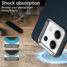 For Xiaomi Poco X6 5G Carbon Fiber Series IMD Phone Case(Blue) - 3