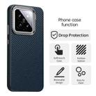 For Xiaomi 15 Carbon Fiber Series IMD Phone Case(Blue) - 2