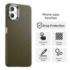 For Samsung Galaxy A06 4G Carbon Fiber Series IMD Phone Case(Brown) - 2