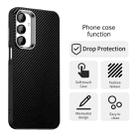 For Samsung Galaxy A55 5G Carbon Fiber Series IMD Phone Case(Black) - 2