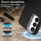 For Samsung Galaxy A55 5G Carbon Fiber Series IMD Phone Case(Black) - 3