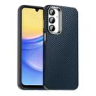 For Samsung Galaxy A15 5G Carbon Fiber Series IMD Phone Case(Blue) - 1