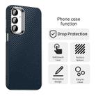 For Samsung Galaxy A15 5G Carbon Fiber Series IMD Phone Case(Blue) - 2