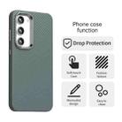 For Samsung Galaxy S23 5G Carbon Fiber Series IMD Phone Case(Grey) - 2