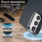 For Samsung Galaxy S23+ 5G Carbon Fiber Series IMD Phone Case(Blue) - 3