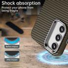 For Samsung Galaxy S23+ 5G Carbon Fiber Series IMD Phone Case(Brown) - 3