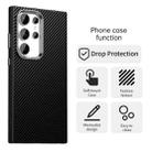 For Samsung Galaxy S23 Ultra 5G Carbon Fiber Series IMD Phone Case(Black) - 2