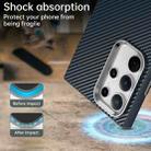 For Samsung Galaxy S23 Ultra 5G Carbon Fiber Series IMD Phone Case(Blue) - 3